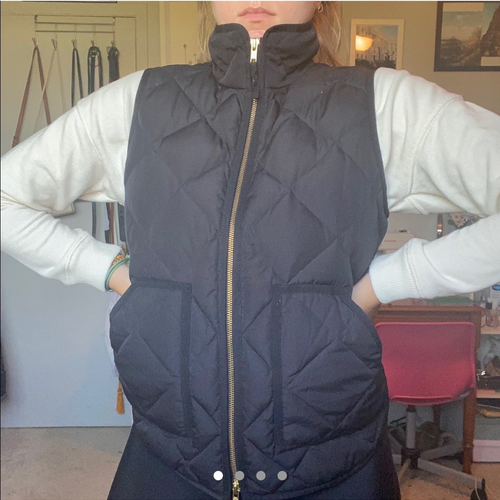 BLACK PUFFER VEST